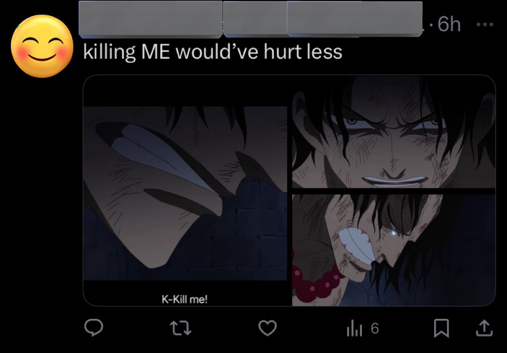 limez_rule's tweet photo. rewatching impel down and forgot i had this account 😭
ive been spamming my priv where noone cares abt op 😔 https://t.co/5CaQhrw5c5