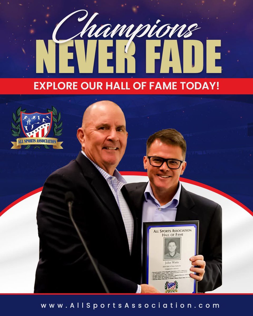 Greatness lives on in every highlight and Hall of Fame name—these athletes didn’t just play the game, they defined it and left a lasting mark on our community.

AllSportsAssociation.com/all-sports-ass…