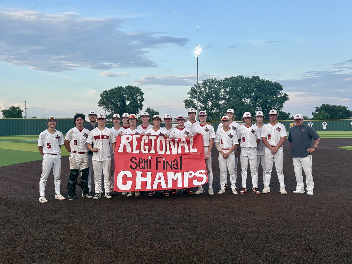 Hornets split today losing game two to Valley Mills 9-4. Muenster comes back in game three and takes the series with a 5-1 win. Hornets move to 28-9-2 on the year. #Hornets⚾️ #Family <a href="/2ATxHSBaseball/">2ATxHSBaseball</a>