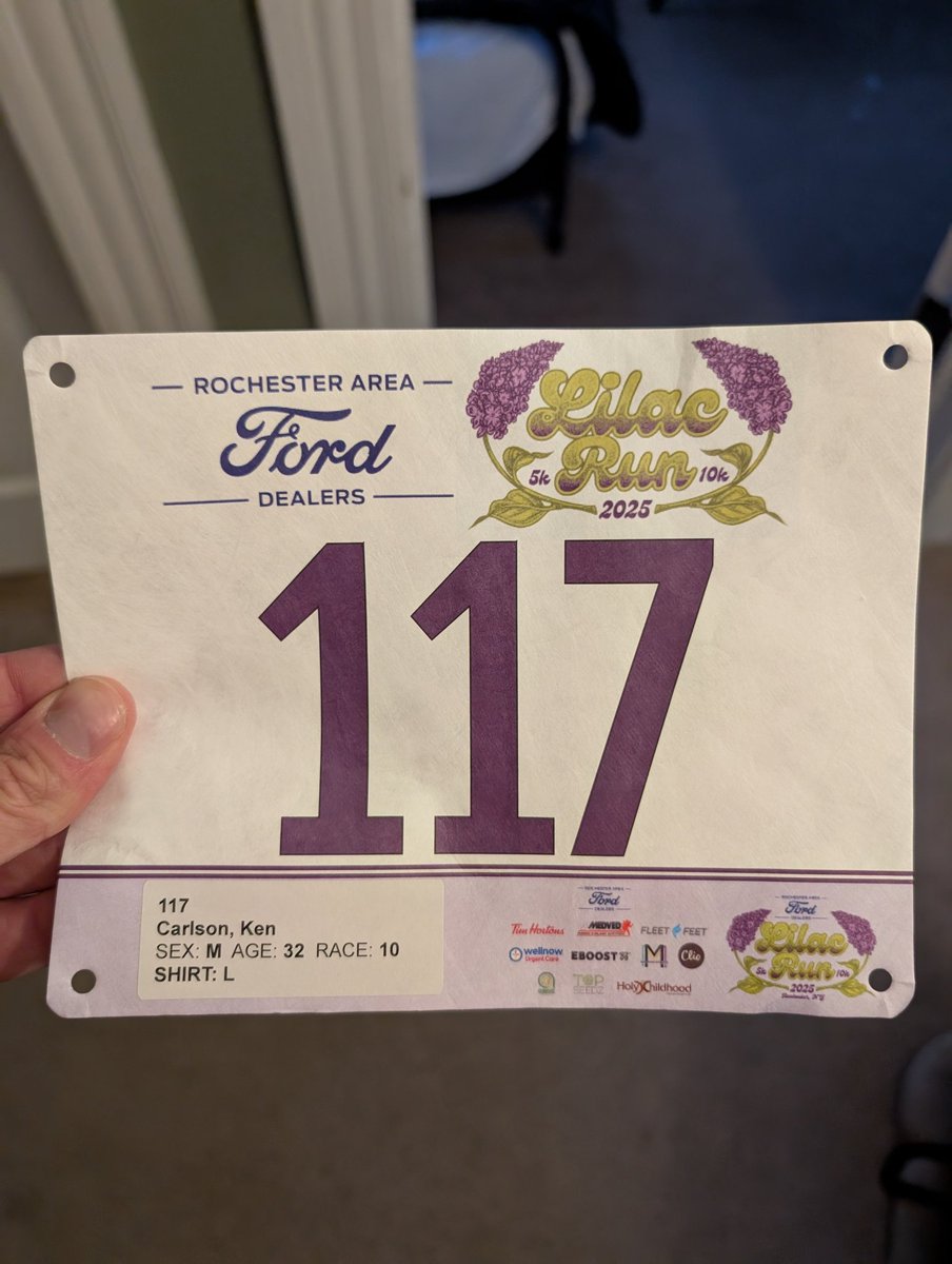 Coolest bib number goes to...