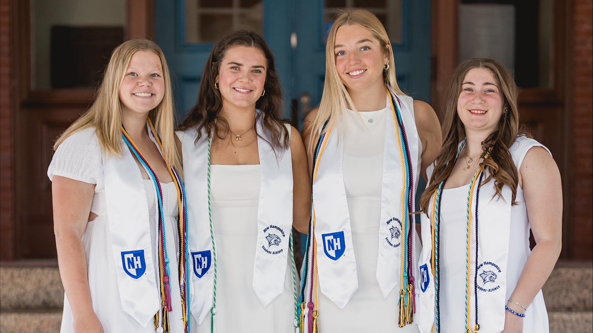 UNHWomensLax's tweet photo. Congrats to all our Class of 2025 graduates! 🎓 

We are proud of you and wish you the best in your future endeavors!

#BeTheRoar #classof2025 https://t.co/oGLXMiqVdj