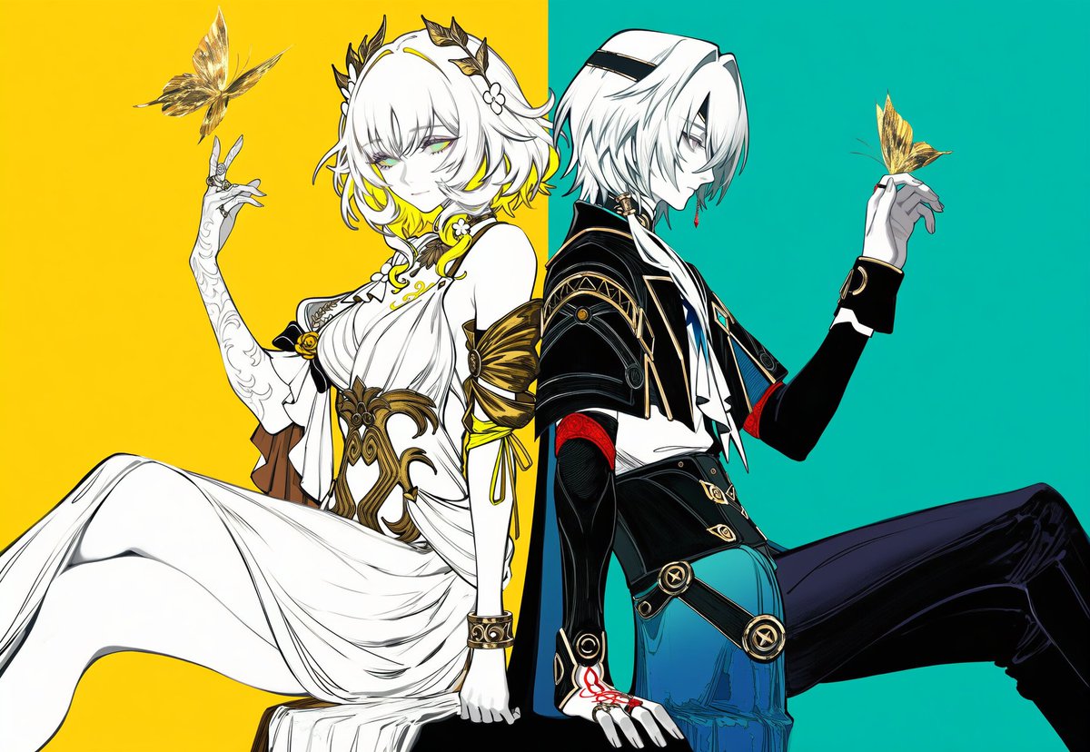 lifeisalaughhh's tweet photo. butterfly
#anaglaea #aglanaxa #Anaxa #Aglaea #hsr #HonkaiStarRail #崩壊スターレイル #AIart https://t.co/Osn39SYb0L