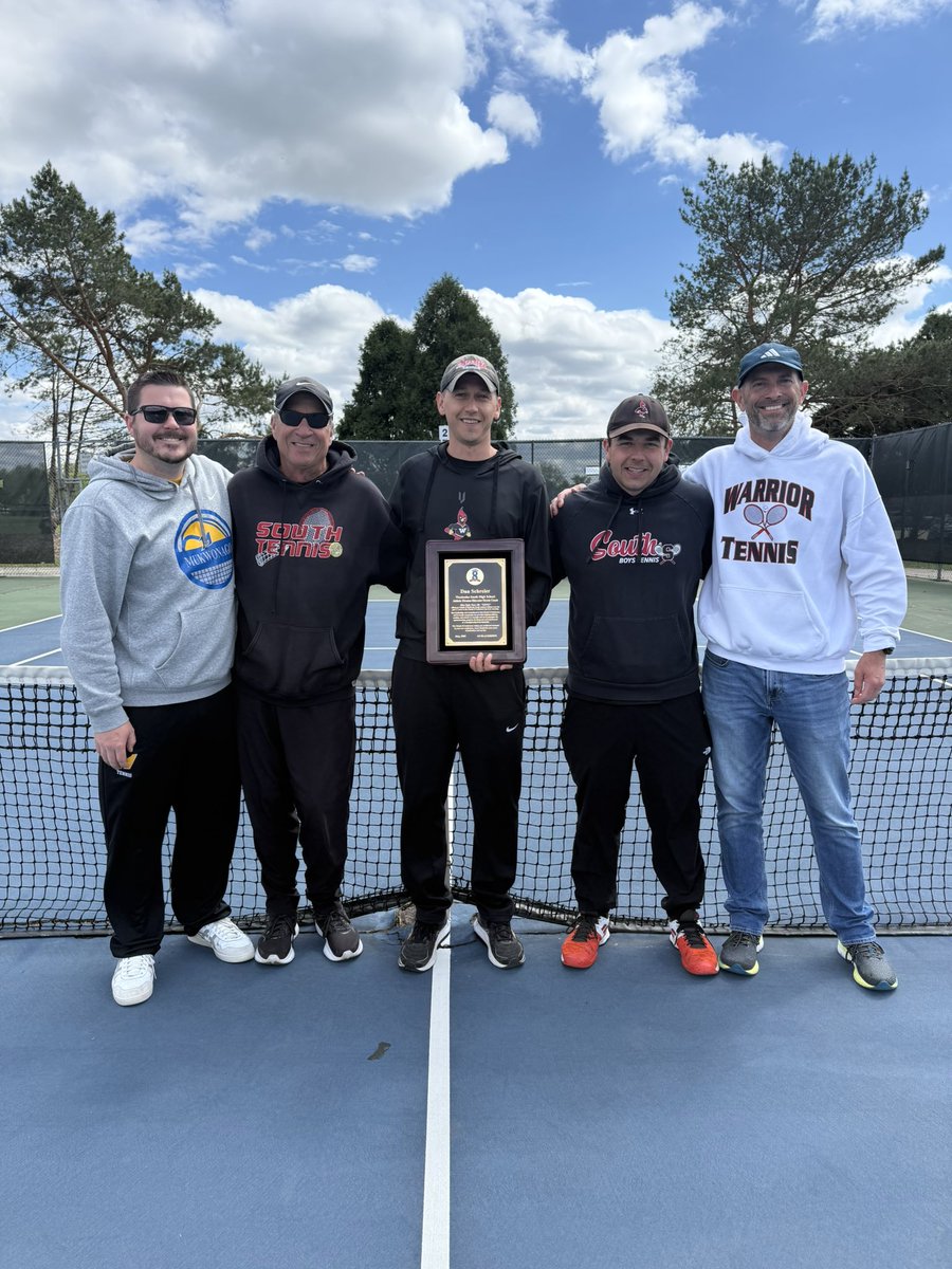 Final conference tournament with Waukesha North and South. Can’t thank Dan Schreier enough for his leadership as a coach and AD, and Lee Woyan for being the man behind so many tennis and student successes. Two coaches who have impacted many, many people.