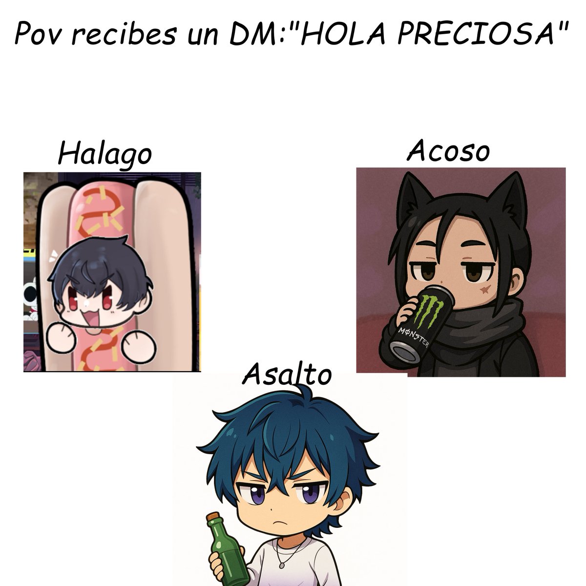 Cualquier parecido con la realidad es mera coincidencia jaja <a href="/Santetass/">2Santa 🐀</a> <a href="/__Shaytan__/">4kuuma</a>