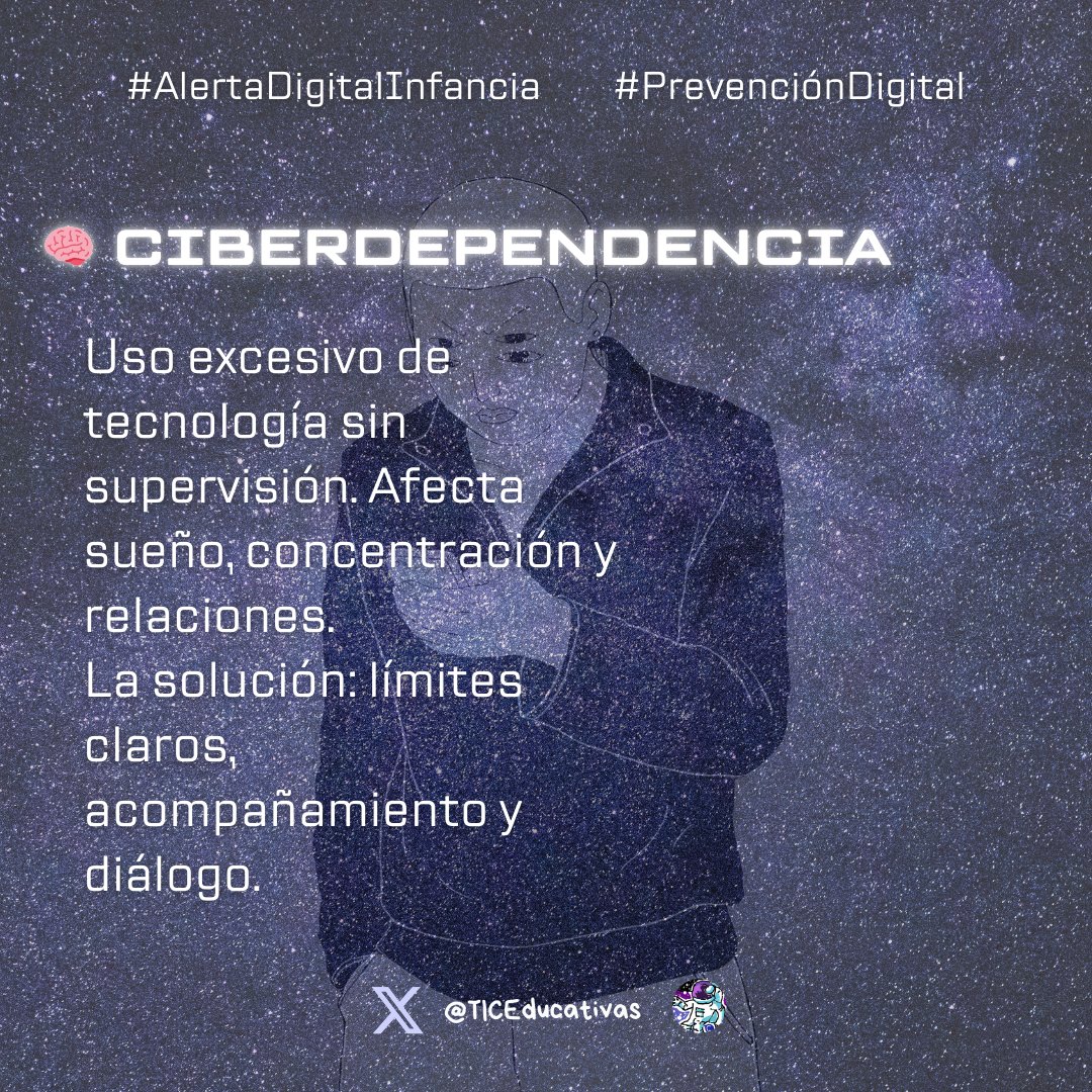 TicEducativas's tweet image. 🔐 La educación digital no es opcional.
Habla con tus hijos/as y estudiantes con confianza, sin miedo ni castigo. La prevención comienza con educación digital crítica, acompañamiento y escucha activa.
💡 Infórmate. Escucha. Actúa.
#AlertaDigitalInfancia #FamiliasConectadas…
