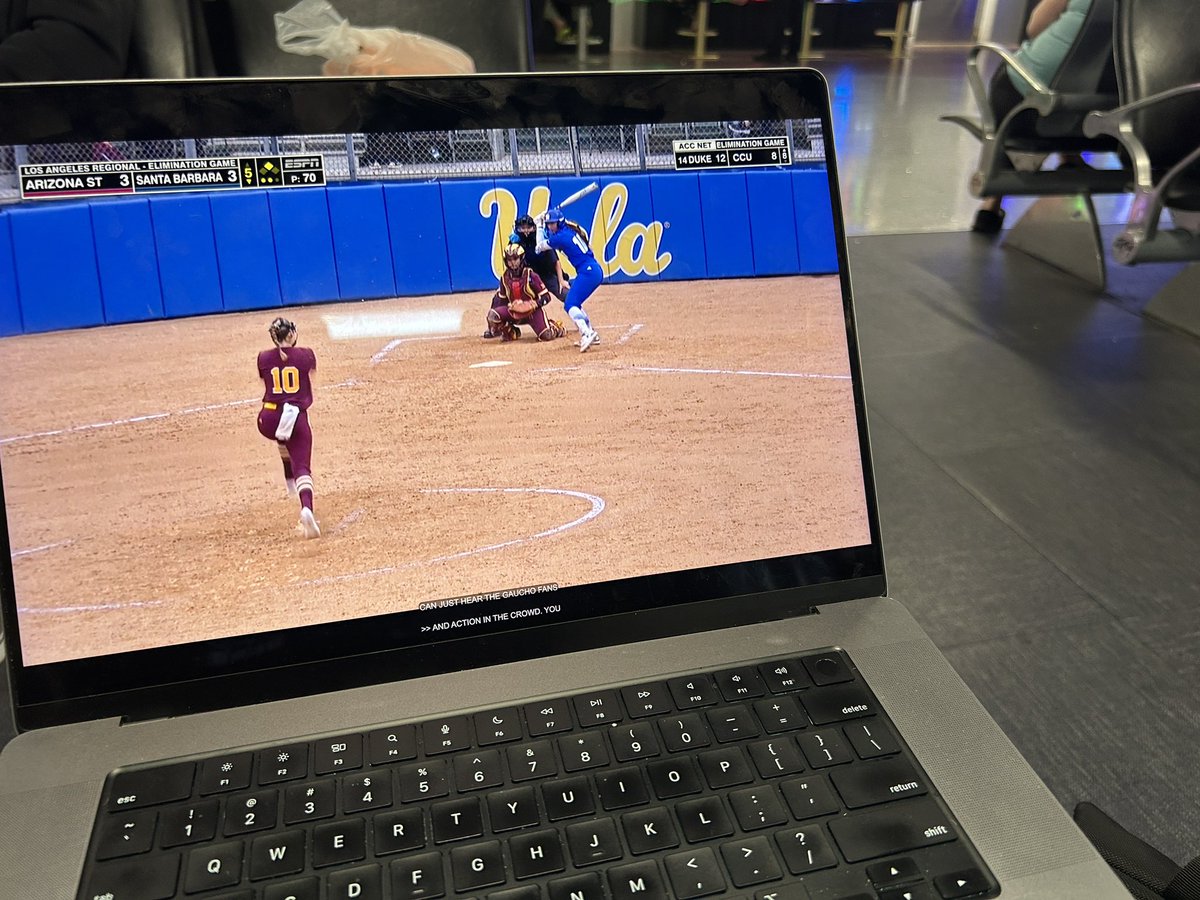 RENEE JIMENEZ (@renee_jimenez) on Twitter photo Recruiting and delayed in the airport watching <a href="/UCSBSoftball/">UC Santa Barbara Softball</a> rally back into this game vs Arizona State! Let’s go Cho’s!! Recruiting and delayed in the airport watching <a href="/UCSBSoftball/">UC Santa Barbara Softball</a> rally back into this game vs Arizona State! Let’s go Cho’s!!