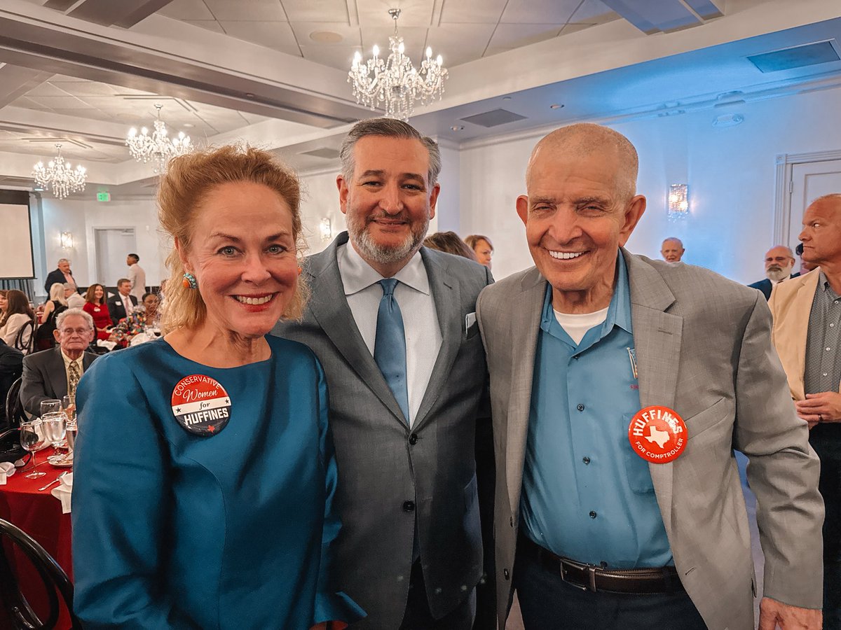 DonHuffines's tweet image. My wife, Mary Catherine, represented the HUFFINES FOR COMPTROLLER campaign with Senator @TedCruz, @MattressMack, @AlexMealerTX, and so many other great patriots at a benefit for the Village Republican Women in Harris County.
The DOGE TEXAS movement is on fire!