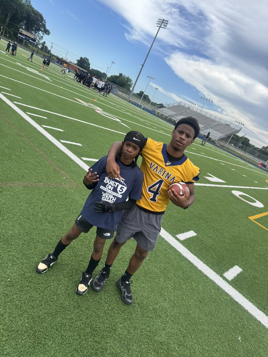 today was a great day coaching and helping at our 2nd annual youth camp💯!!