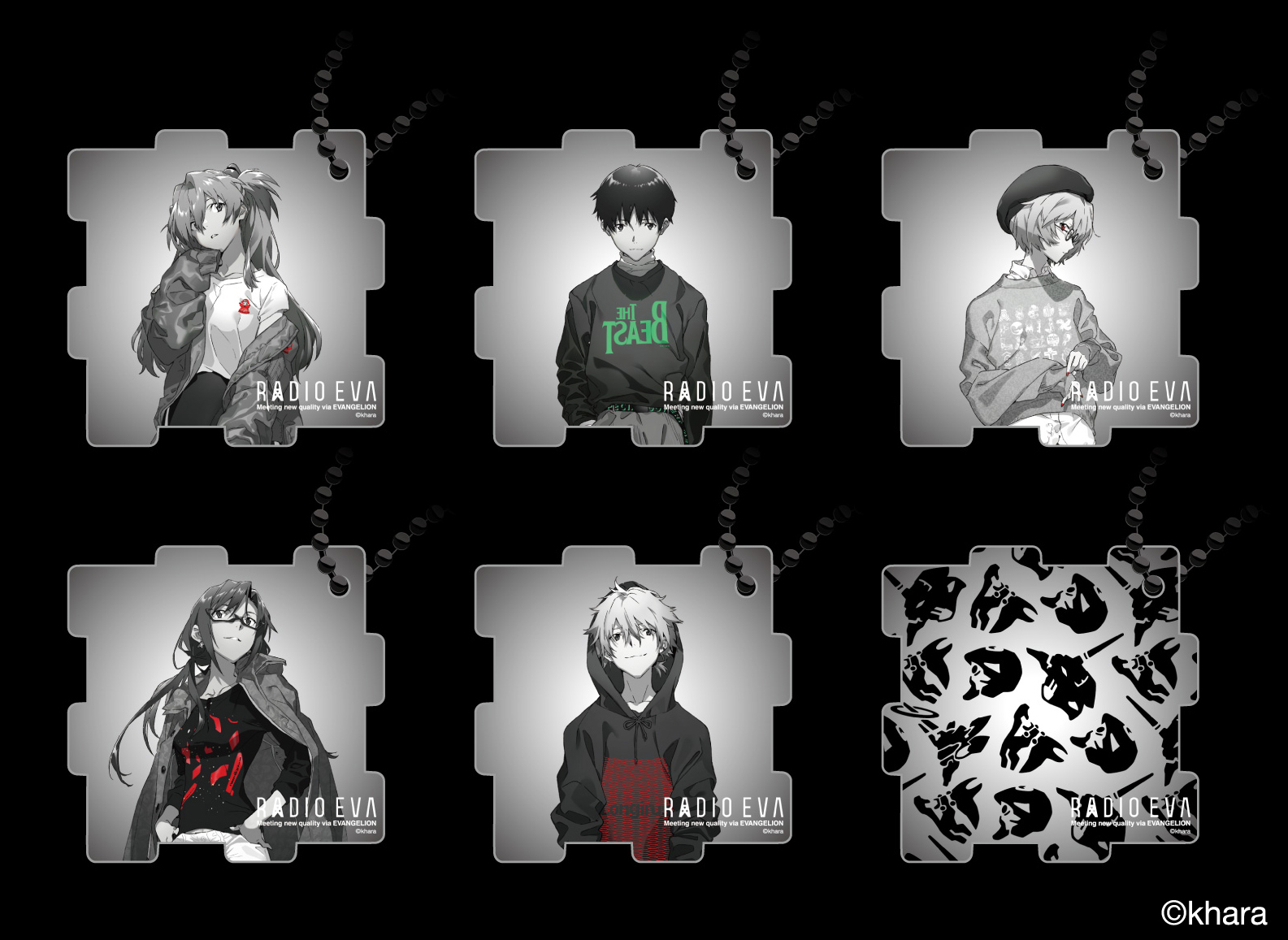 RADIO EVA カードセット エヴァグッズ No.1105～1106 「RADIO EVA」10周年記念イラスト
