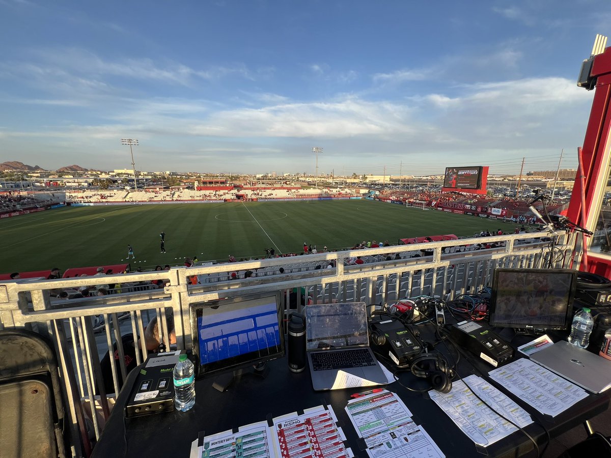 Killian McClatchey (@jkmcclatchey) on Twitter photo Back at 38th and Washington as <a href="/PHXRisingFC/">Phoenix Rising FC</a> hosts <a href="/MontereyBayFC/">Monterey Bay FC</a> in a Western Conference clash.
Monterey Bay took down Phoenix 3-0 in their first meeting this season in CA.
Kick at the top of the hour on <a href="/CBSSportsGolazo/">CBS Sports Golazo ⚽️</a> and AZ Family 44 with <a href="/joeclowery/">Joseph Lowery</a> Back at 38th and Washington as <a href="/PHXRisingFC/">Phoenix Rising FC</a> hosts <a href="/MontereyBayFC/">Monterey Bay FC</a> in a Western Conference clash.
Monterey Bay took down Phoenix 3-0 in their first meeting this season in CA.
Kick at the top of the hour on <a href="/CBSSportsGolazo/">CBS Sports Golazo ⚽️</a> and AZ Family 44 with <a href="/joeclowery/">Joseph Lowery</a>