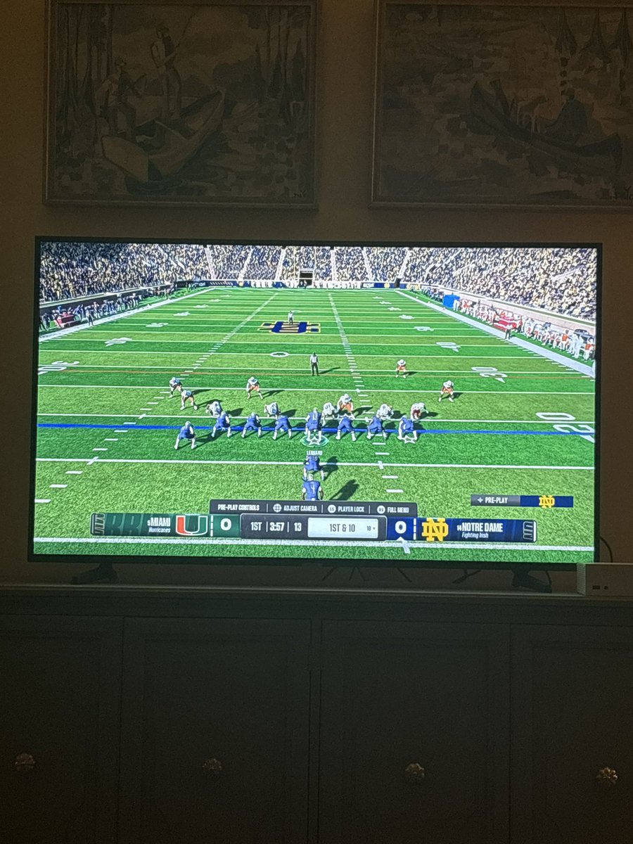 GetEmTigers2010's tweet photo. I’m convinced this game was created for the sole reason of running Jeremiyah Love through the A gap all the way down the field. Perfection. https://t.co/l10jf67d4J