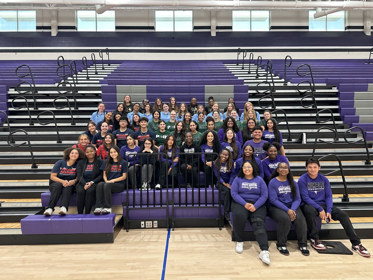 Humble ISD Athletics (@humbleisd_ath) on Twitter photo Thank you 🙏 to all the student AT’s who helped with <a href="/HumbleISD/">Humble ISD</a> Physicals! You 🪨!
<a href="/HumbleISD_HHS/">Humble High School</a> <a href="/HumbleISD_KHS/">Kingwood High School</a> <a href="/HumbleISD_KPHS/">Kingwood Park HS</a> <a href="/HumbleISD_SCHS/">Summer Creek High</a> <a href="/HumbleISD_AHS/">The Atascocita HS</a> Thank you 🙏 to all the student AT’s who helped with <a href="/HumbleISD/">Humble ISD</a> Physicals! You 🪨!
<a href="/HumbleISD_HHS/">Humble High School</a> <a href="/HumbleISD_KHS/">Kingwood High School</a> <a href="/HumbleISD_KPHS/">Kingwood Park HS</a> <a href="/HumbleISD_SCHS/">Summer Creek High</a> <a href="/HumbleISD_AHS/">The Atascocita HS</a>