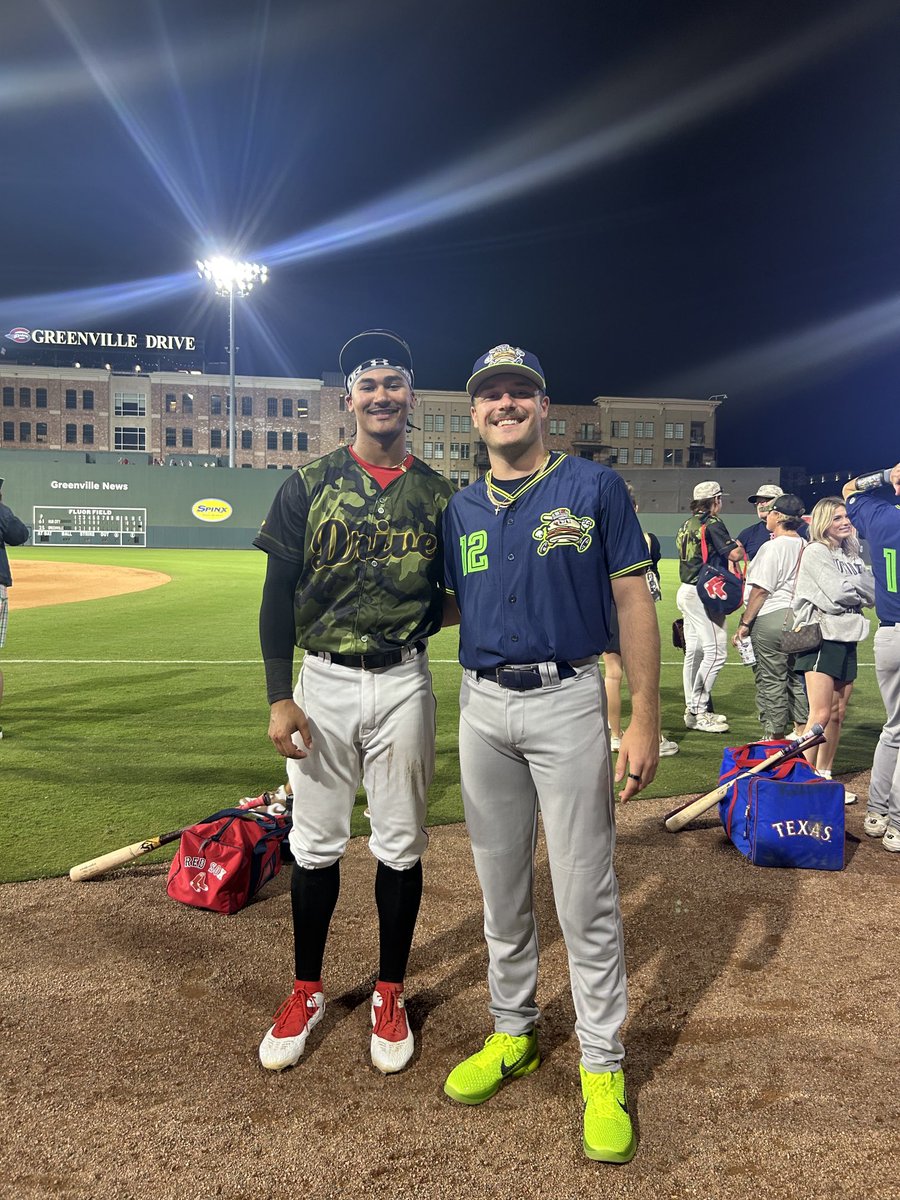 So proud of these former Cadets as they chase their dreams!
Nazzan Zanetello ⁦⁦<a href="/RedSox/">Red Sox</a>⁩  
Eric Loomis ⁦<a href="/Rangers/">Texas Rangers</a>⁩ 
#BrothersforLife