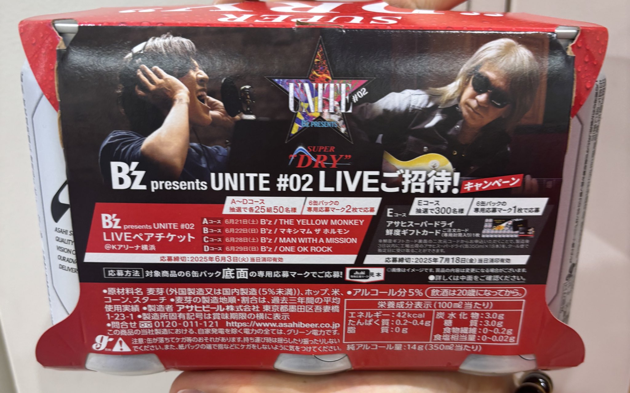 B'z presents UNITE ♯02 ガチャ6/21&6/22セット B'z UNITE #02 6/