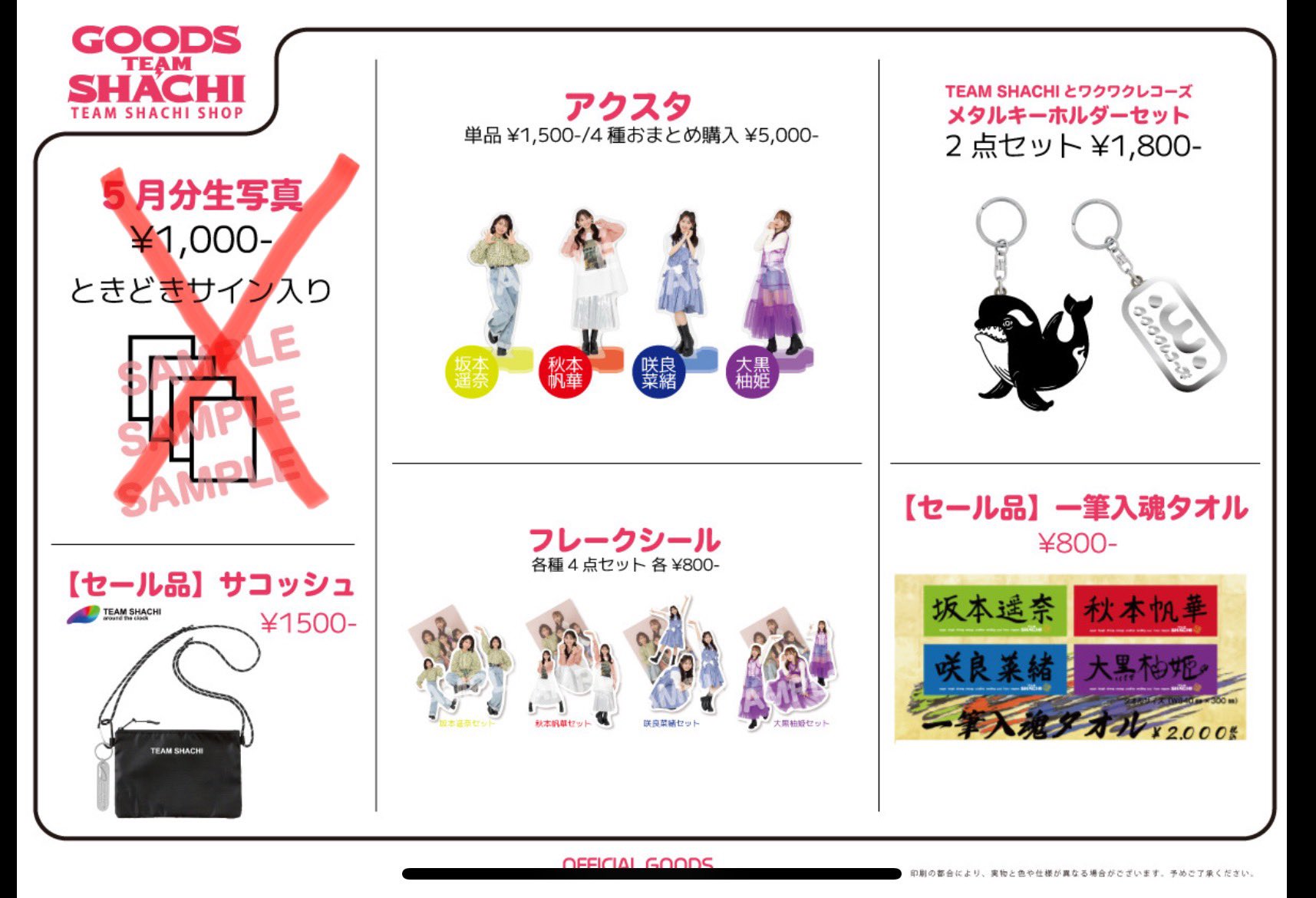 TEAM SHACHI SHOP (@team_shachicara) / X