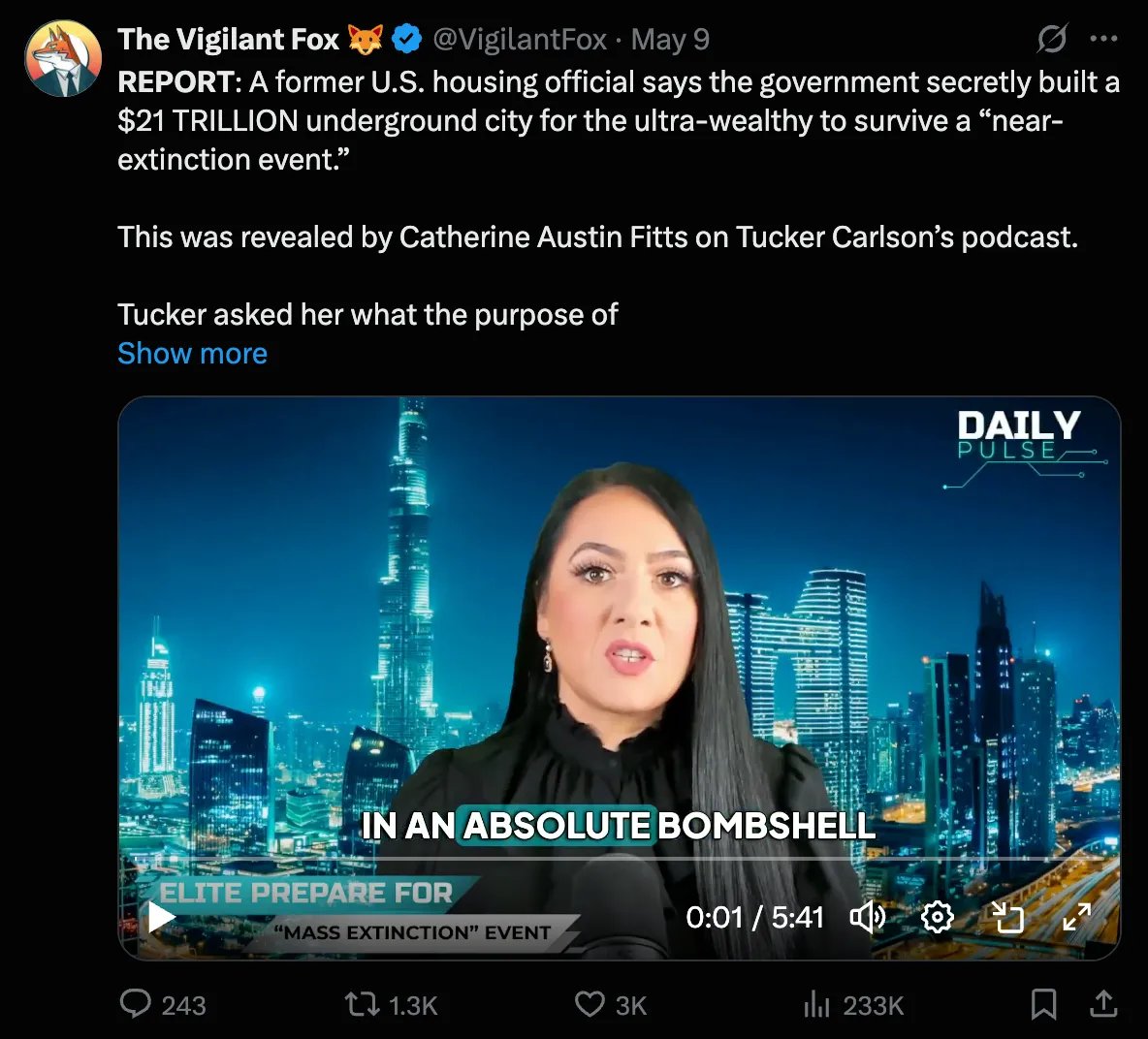 The Vigilant Fox 🦊 (@vigilantfox) on Twitter photo <a href="/RWMaloneMD/">Robert W Malone, MD</a> <a href="/P_McCulloughMD/">Peter A. McCullough, MD, MPH®</a> <a href="/stkirsch/">Steve Kirsch</a> <a href="/naomirwolf/">Dr. Naomi Wolf. 8 NYT Bestsellers. DPhil, Poetry.</a> <a href="/DowdEdward/">Edward Dowd</a> <a href="/Fynnderella1/">Dr. Lynn Fynn-derella🐭</a> <a href="/zeee_media/">ZeeeMediaOfficial</a> I believe I’m being targeted because they know how influential my voice is.
Every day, I spend countless hours digging through news and content, searching for what others ignore or hide.
Then, I break it down into easily digestible reports that often disrupt the narrative, <a href="/RWMaloneMD/">Robert W Malone, MD</a> <a href="/P_McCulloughMD/">Peter A. McCullough, MD, MPH®</a> <a href="/stkirsch/">Steve Kirsch</a> <a href="/naomirwolf/">Dr. Naomi Wolf. 8 NYT Bestsellers. DPhil, Poetry.</a> <a href="/DowdEdward/">Edward Dowd</a> <a href="/Fynnderella1/">Dr. Lynn Fynn-derella🐭</a> <a href="/zeee_media/">ZeeeMediaOfficial</a> I believe I’m being targeted because they know how influential my voice is.
Every day, I spend countless hours digging through news and content, searching for what others ignore or hide.
Then, I break it down into easily digestible reports that often disrupt the narrative,