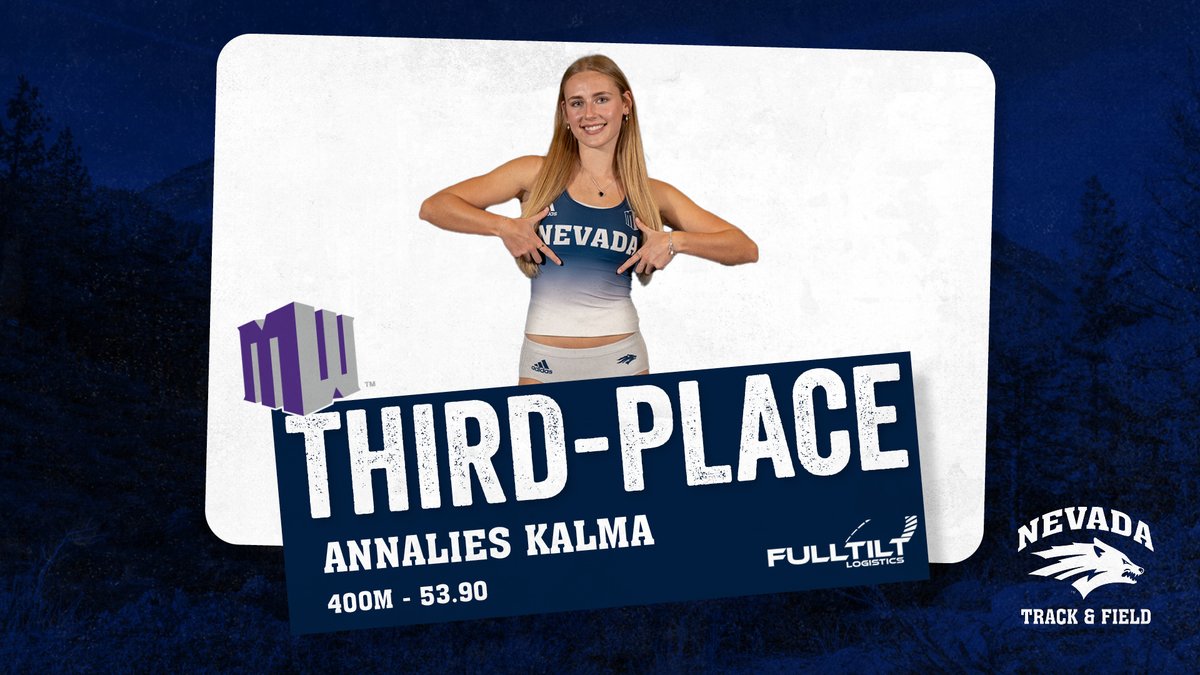 WolfPackTrack's tweet image. 𝐊𝐢𝐰𝐢 𝐖𝐢𝐧𝐬 𝐁𝐫𝐨𝐧𝐳𝐞!🥉

Annalies Kalma takes home bronze in the 400m with a time of 53.90. Her second medal of the day!

#BattleBorn #MWOTF #MakingHerMark