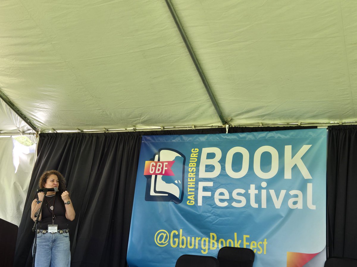 Jennifer L. Blanck (@jlblanck) on Twitter photo What a joy to hear <a href="/CaroleLindstrom/">Carole Lindstrom 🪶🦬</a> talk about her latest #book--"The Gift of the Great Buffalo"--and share the inspiration and some of the stories behind it.
Thanks to her and the <a href="/GburgBookFest/">Gaithersburg Book Festival</a> for a day filled with #storytelling, #books, and #hope. What a joy to hear <a href="/CaroleLindstrom/">Carole Lindstrom 🪶🦬</a> talk about her latest #book--"The Gift of the Great Buffalo"--and share the inspiration and some of the stories behind it.
Thanks to her and the <a href="/GburgBookFest/">Gaithersburg Book Festival</a> for a day filled with #storytelling, #books, and #hope.