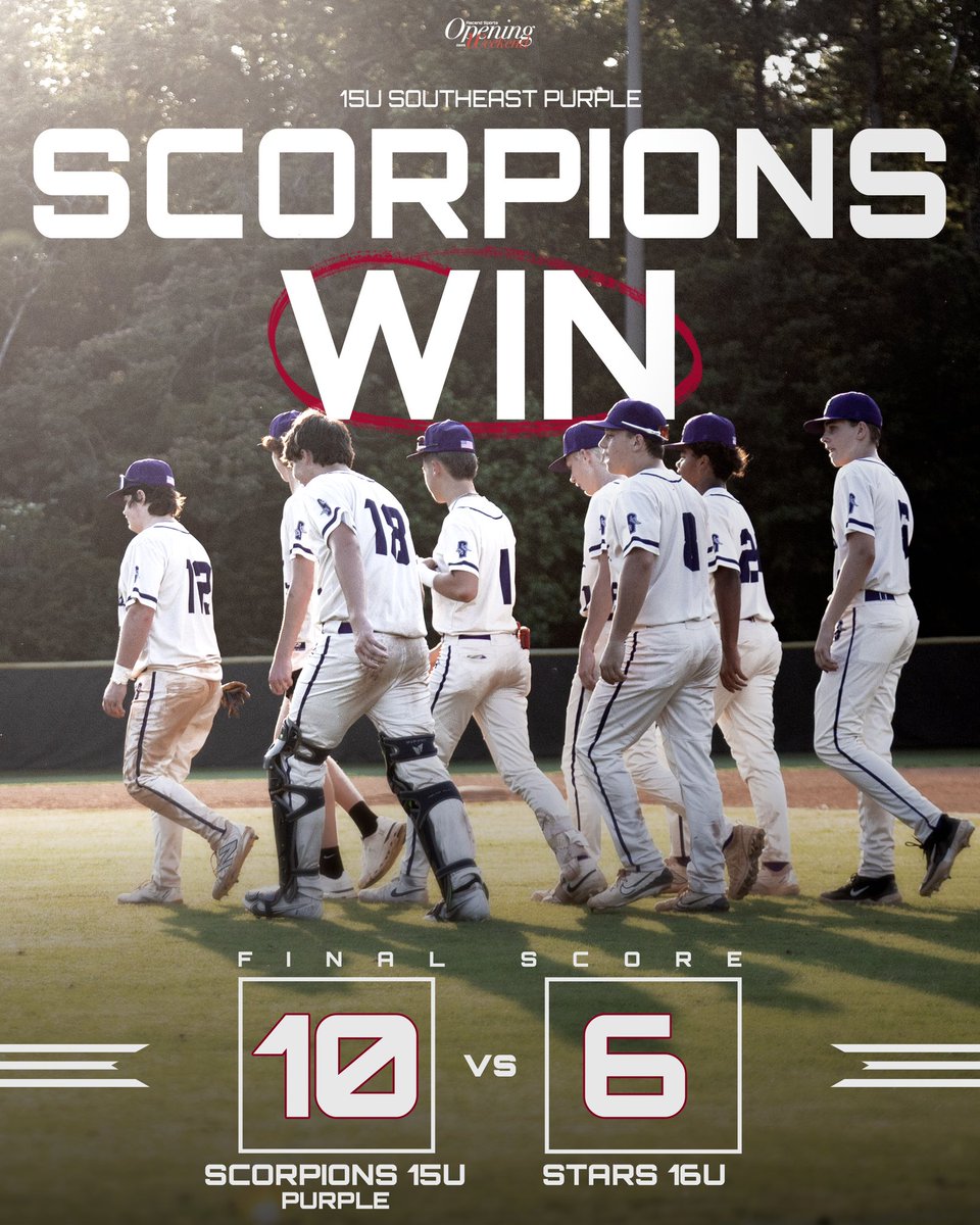 AscendSG's tweet image. Big win for the 15u Purple Scorpions club
-
They’ll look to finish the weekend undefeated as they face the 15u grey Scorpions tomorrow afternoon 
#AscendSG25 | #elevatingthegame