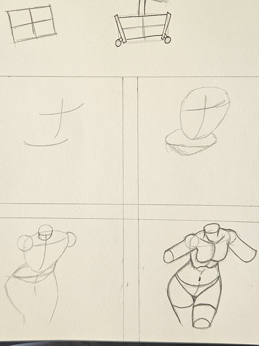 SentinelWisp's tweet image. #137 Female torso studies: from blocky mess to "kinda makes sense."
Still a long way to go—but that male torso at the end gave me hope.
#365challenge #artchallenge #SketchDaily #LearnToDraw #torsoart