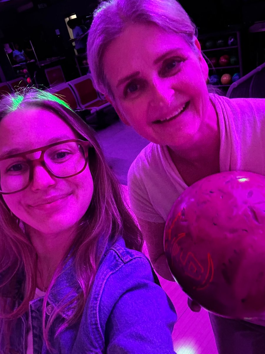 Gotta love a random game of Bowling!  Especially with my Awesome Niece!  #Bowling #Fun #Bestnieceever #Voiceover #Voiceactor #voiceacting