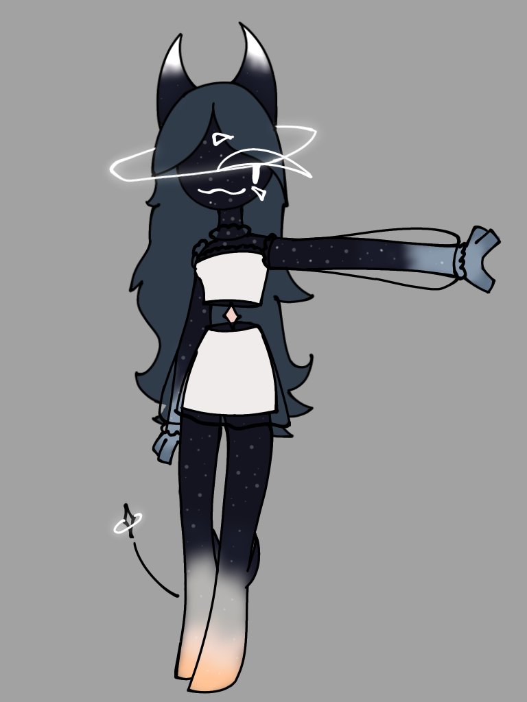 Luxskrr's tweet photo. Small concept art for my oc (they’re still a wip the art is rlly lazy. I will draw them more in depth later, based on the andromeda galaxy) https://t.co/6eCWYcshUF