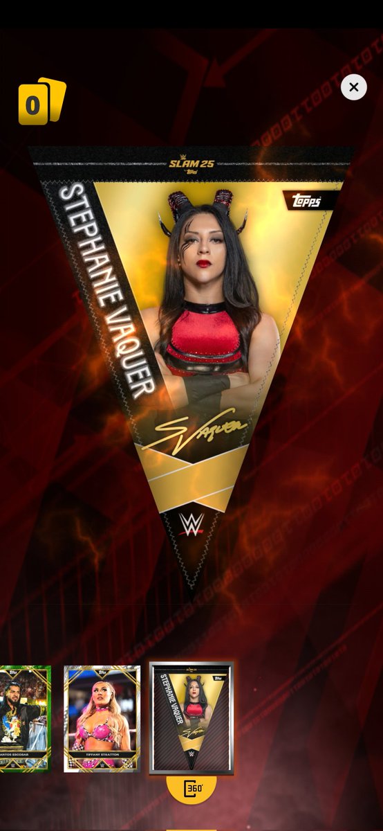 Una joyita de <a href="/Steph_Vaquer/">Stephanie Vaquer</a> 
<a href="/ToppsSLAM/">WWE SLAM by Topps®</a> 💯💯