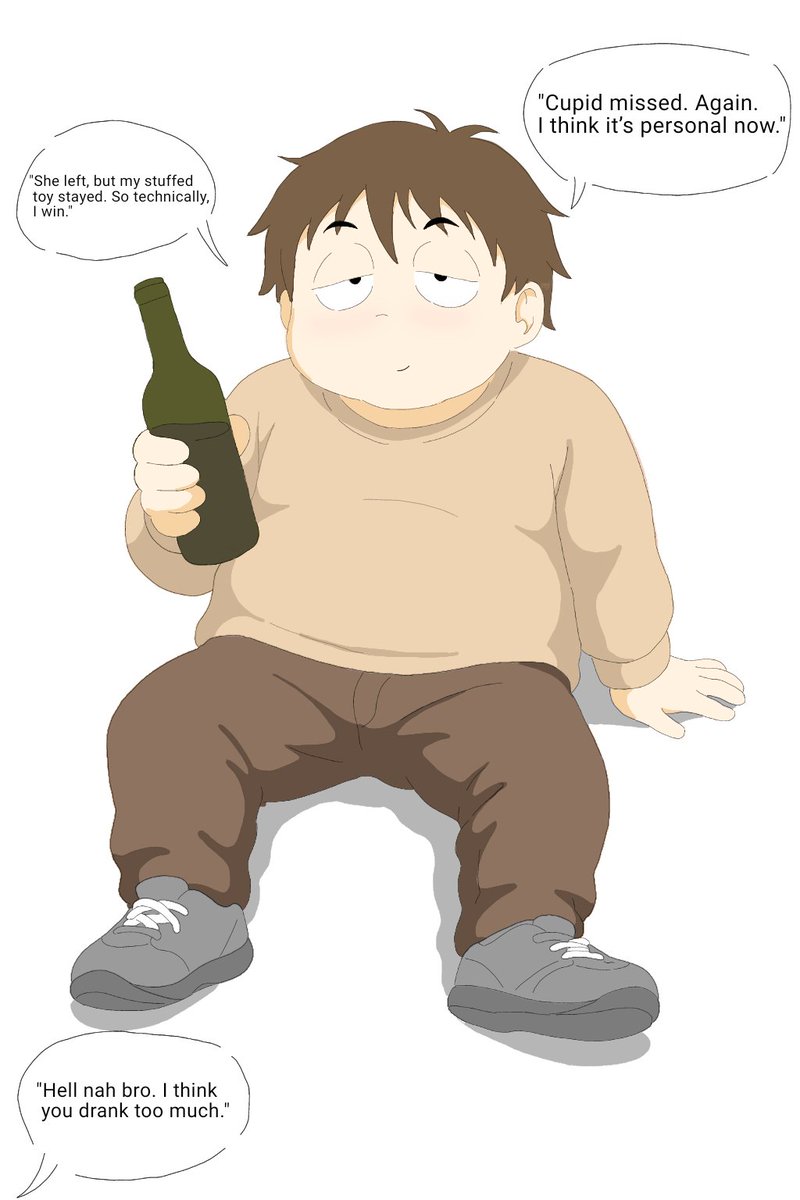 The only good part is At least I don't have anyone to share my fries with. 🍟
#Aritaharuyuki