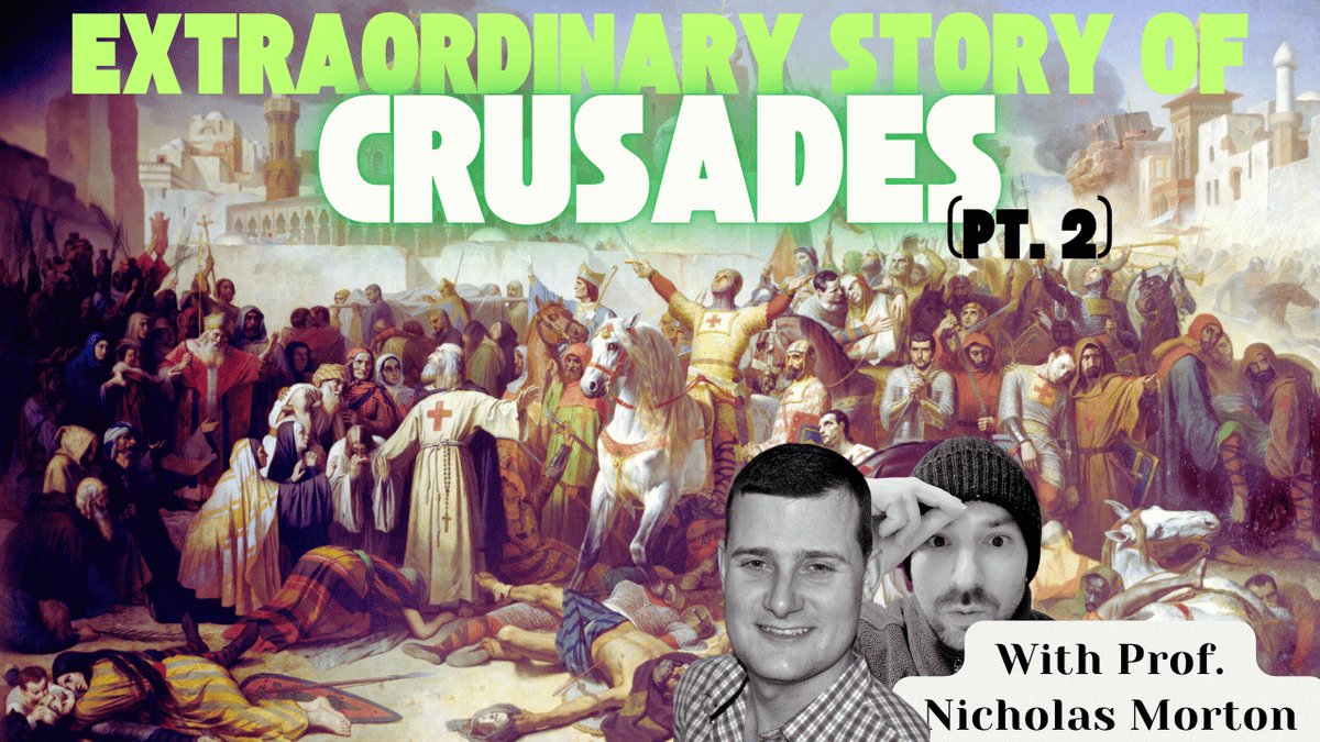 The Smart Cookies Podcast (@smartcookiespod) on Twitter photo Part 2 of the ASTONISHING history of the CRUSADES with Prof.<a href="/NicholasMorto11/">Nicholas Morton</a> is HERE!
We discuss:
โ๏ธKnights Templar
โ๏ธ Children's Crusade
โ๏ธ Massacres at Jerusalem
โ๏ธ Kingdom of Heaven (film)
... and much more ๐๐ป
YT:
youtu.be/XlNi4ywHy64
Spotify:
open.spotify.com/episode/6IUuLWโฆ Part 2 of the ASTONISHING history of the CRUSADES with Prof.<a href="/NicholasMorto11/">Nicholas Morton</a> is HERE!
We discuss:
โ๏ธKnights Templar
โ๏ธ Children's Crusade
โ๏ธ Massacres at Jerusalem
โ๏ธ Kingdom of Heaven (film)
... and much more ๐๐ป
YT:
youtu.be/XlNi4ywHy64
Spotify:
open.spotify.com/episode/6IUuLWโฆ