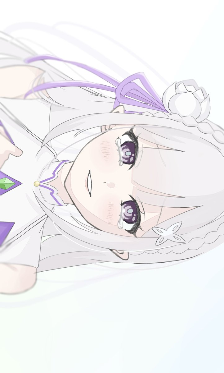 upo_chu's tweet photo. #リゼロ  #エミリア  #イラスト  #rezero https://t.co/F2kq8SuxLZ