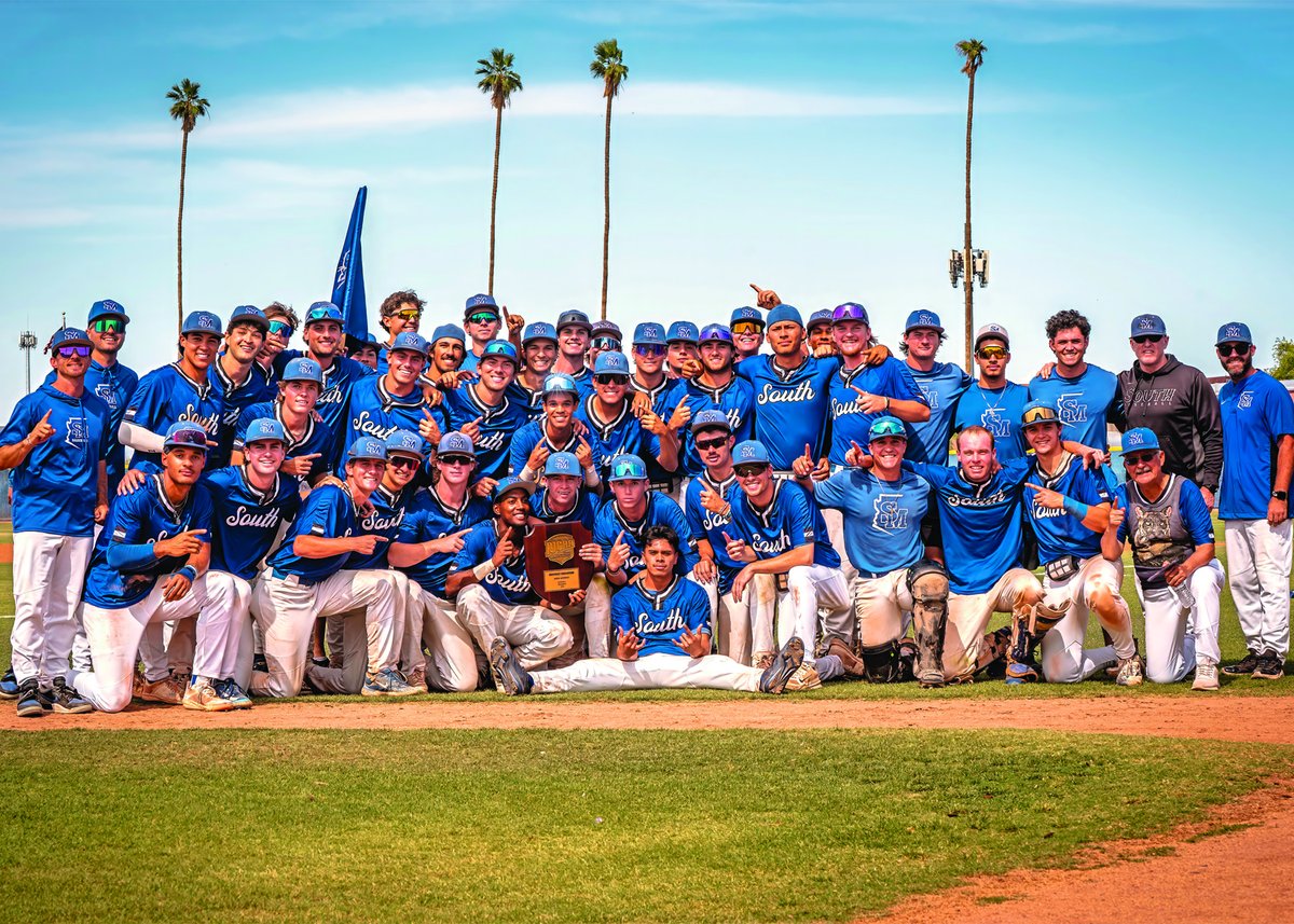 SMCC Athletics (@smcccougars) on Twitter photo .<a href="/SoMtnBaseball/">South Mountain Baseball</a> IS OFF TO THE <a href="/NJCAABaseball/">NJCAA Baseball</a> DII WORLD SERIES!
The #SMCC baseball team staged a dramatic comeback to defeat South Arkansas 10-9 in game 3 of the West District Championships: smcccougars.prestosports.com/sports/bsb/202… 🐾⚾️ .<a href="/SoMtnBaseball/">South Mountain Baseball</a> IS OFF TO THE <a href="/NJCAABaseball/">NJCAA Baseball</a> DII WORLD SERIES!
The #SMCC baseball team staged a dramatic comeback to defeat South Arkansas 10-9 in game 3 of the West District Championships: smcccougars.prestosports.com/sports/bsb/202… 🐾⚾️
