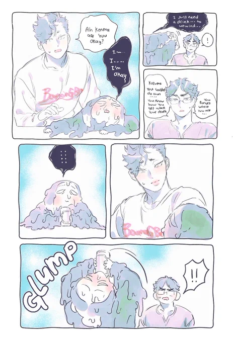 PART 24 of an AU where Kenma is a fan of gravure model kuroo 