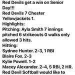 Photo by MHS Softball (@RedDevilSoftbal)