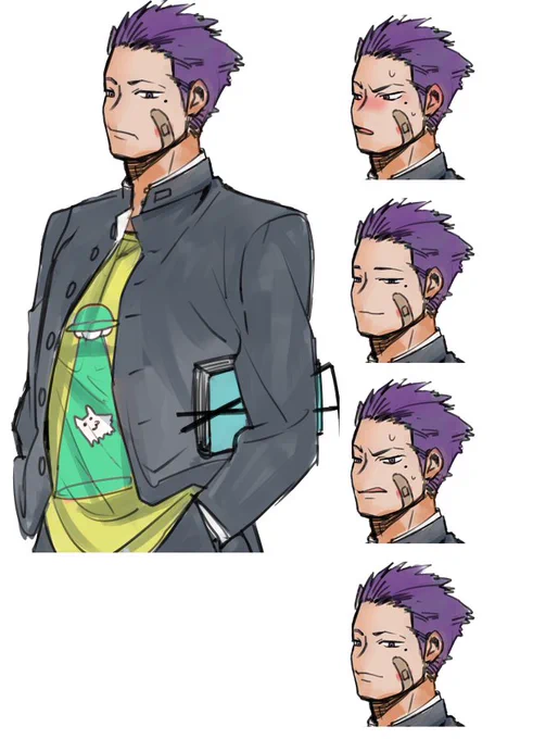 以前作った子が出てきて懐かしいよ〜オカルト大好き不良です。キャラシの発掘はできなかった