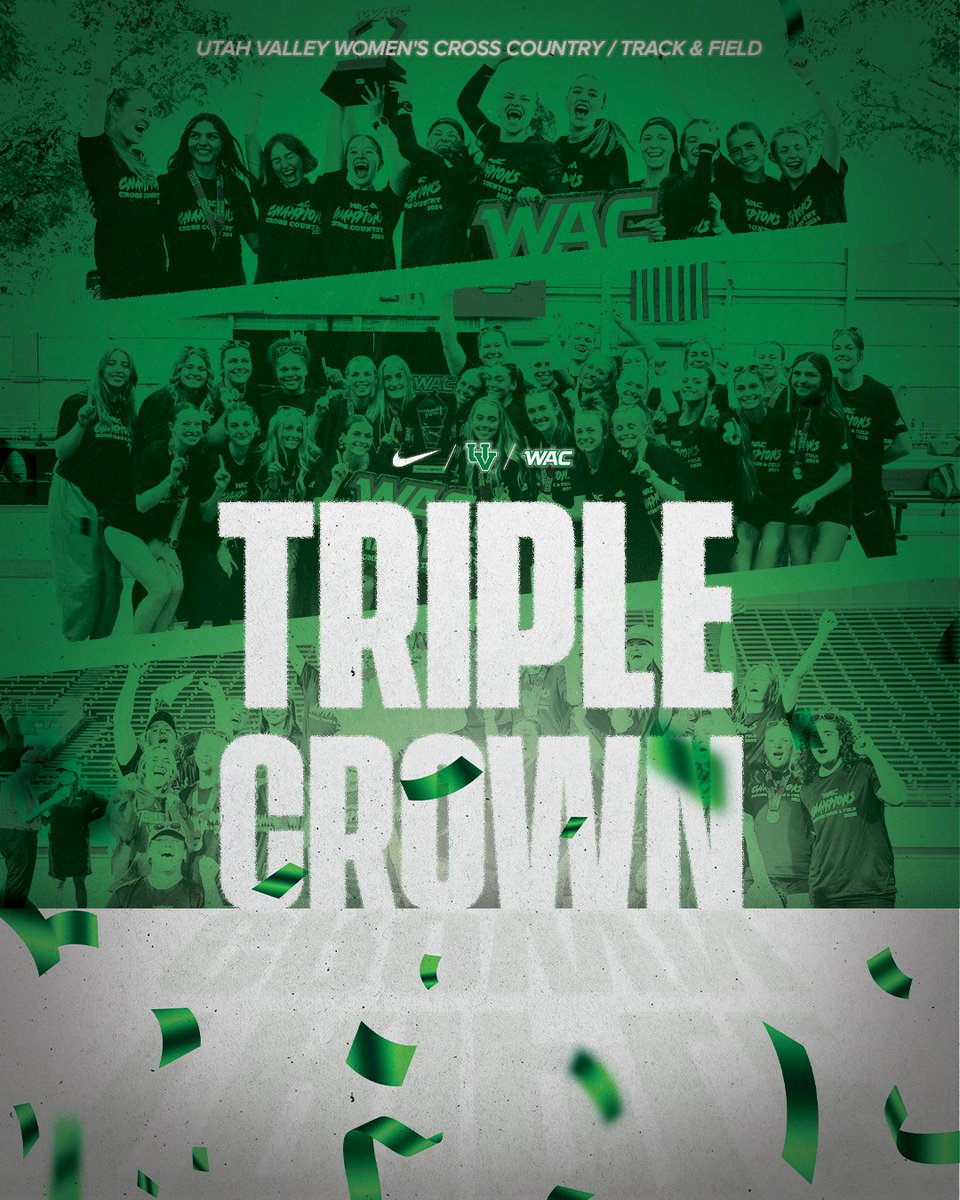 With UVU's women winning the 2025 WAC Outdoor title, the Wolverines are the first women's program since 1999-00 to complete the in-season Triple Crown after the team won the country, indoor, and outdoor titles!

#GoUVU | #ValleyForged