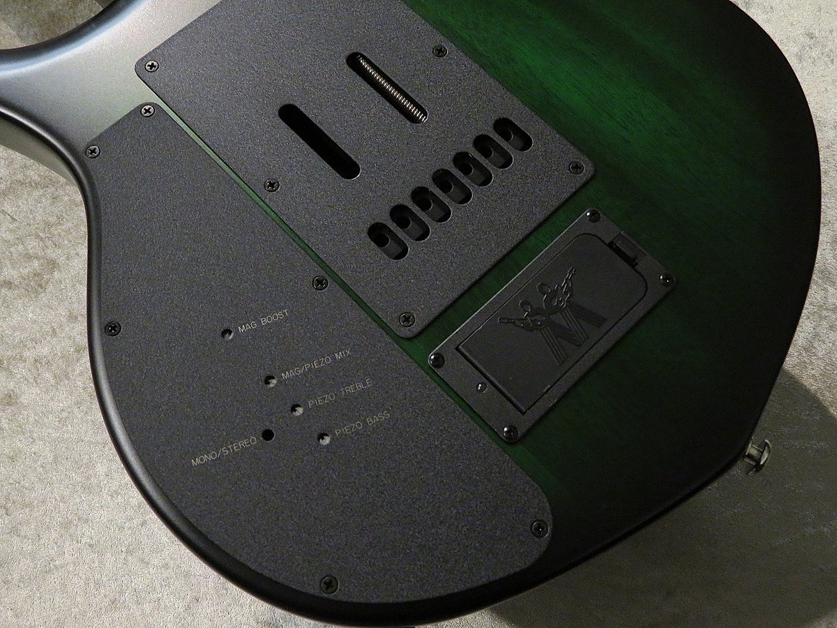 kurosawa_ike's tweet photo. 【#Music_Man #DreamTheater #ジョン・ペトルーシ】
MUSIC MAN 【John Petrucciモデル】Majesty7 -Gravity Green-#M018483【軽量3.18kg】【7弦】
https://t.co/0G3K7Au8wV

弾きやすさを追求したお見事な一本！
ペトルーシファン以外の方にもご覧いただきたいです(*'▽')
#エレキギター 
＃7弦ギター https://t.co/mXRaNa5NVl