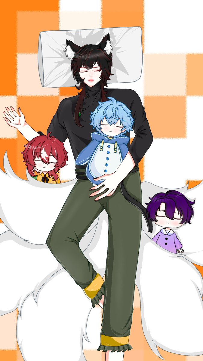 Riachi1115247's tweet photo. Anget banget itu ekor ya #gingitsunegehenna
#gehennart #bociltomat #anyon #soucil #sol4ce #art https://t.co/nGDtS80y5u