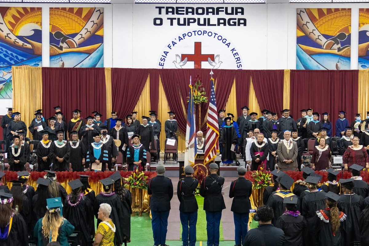 governorpula's tweet photo. Celebrated #ASCC's 82nd commencement yesterday! Honored to address the Class of 2025. Your dedication has brought you here. You are the future leaders! Congratulations &amp; Fa'afetai tele lava! 🎓🎉 #Commencement2025 #AmericanSamoa #FutureLeaders #ProudGovernor https://t.co/9qaXLMrecc