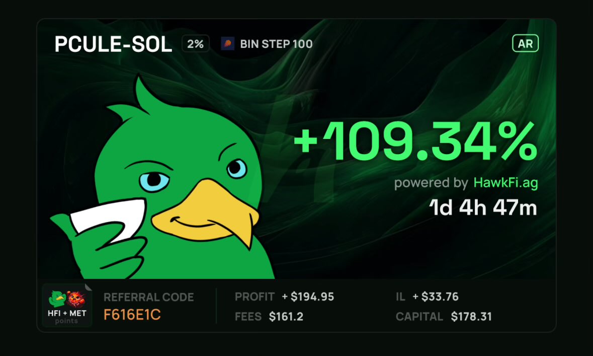 My best <a href="/HawkFi_/">HawkFi (formerly Hawksight)</a> win in a while. 🫶🏻