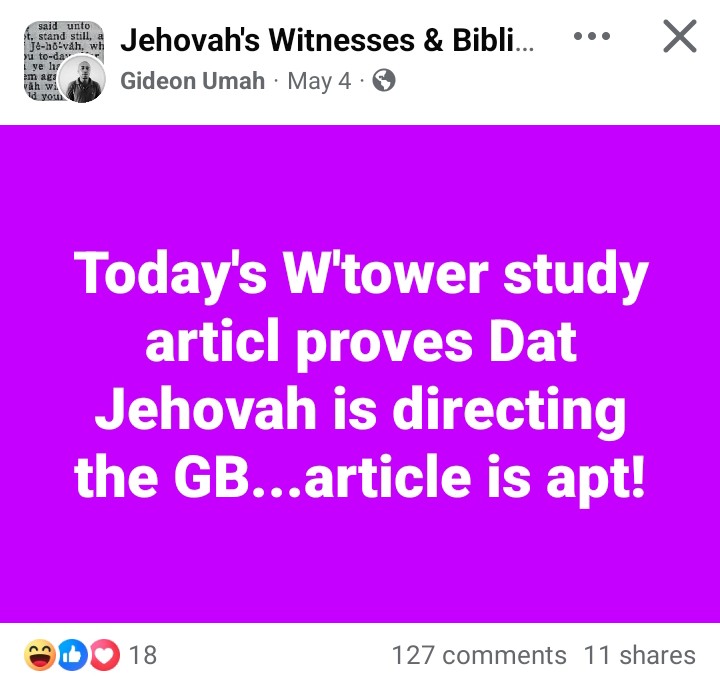 ArmagedonNearMe's tweet image. Breaking news: The source that proves Jehovah is directing the Jehovah's Witnesses organization's Governing Body is a Jehovah's Witnesses organization WatchTower magazine

#EXjw

#JWorg

#EXhighControlGroup

#EXhcgNetWork