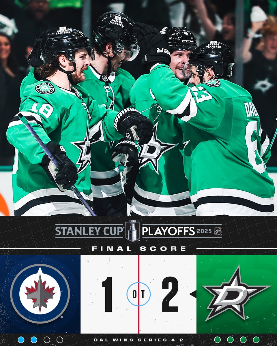 THE STARS WIN IN OT AND ARE HEADED TO THE WESTERN CONFERENCE FINAL!! ⭐ #StanleyCup
