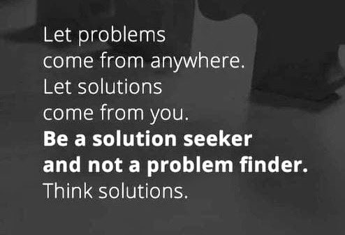 venkkiram's tweet image. Be the reason things move forward. 

#ThinkSolutions #GrowthMindset