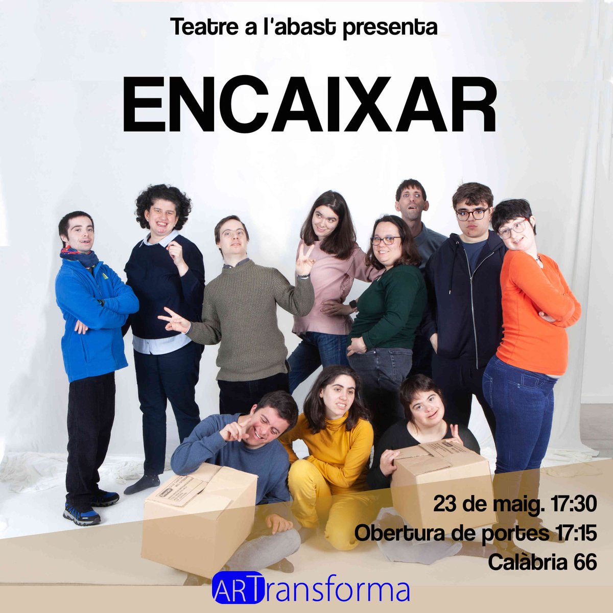 Aquest divendres presentem la creació del grup de "Teatre a l'abast": ENCAIXAR.

El millor pla pel divendres a la tarda. No trobes? Va, vine!

A les 17:30 a Calàbria 66 <a href="/calabria_66/">Federació d'Entitats Calàbria 66</a>
Amb <a href="/oscardelecea/">Oscar de Lecea Pujol</a>

📷 Kati Riquelme <a href="/laltrefestival/">laltrefestival</a>