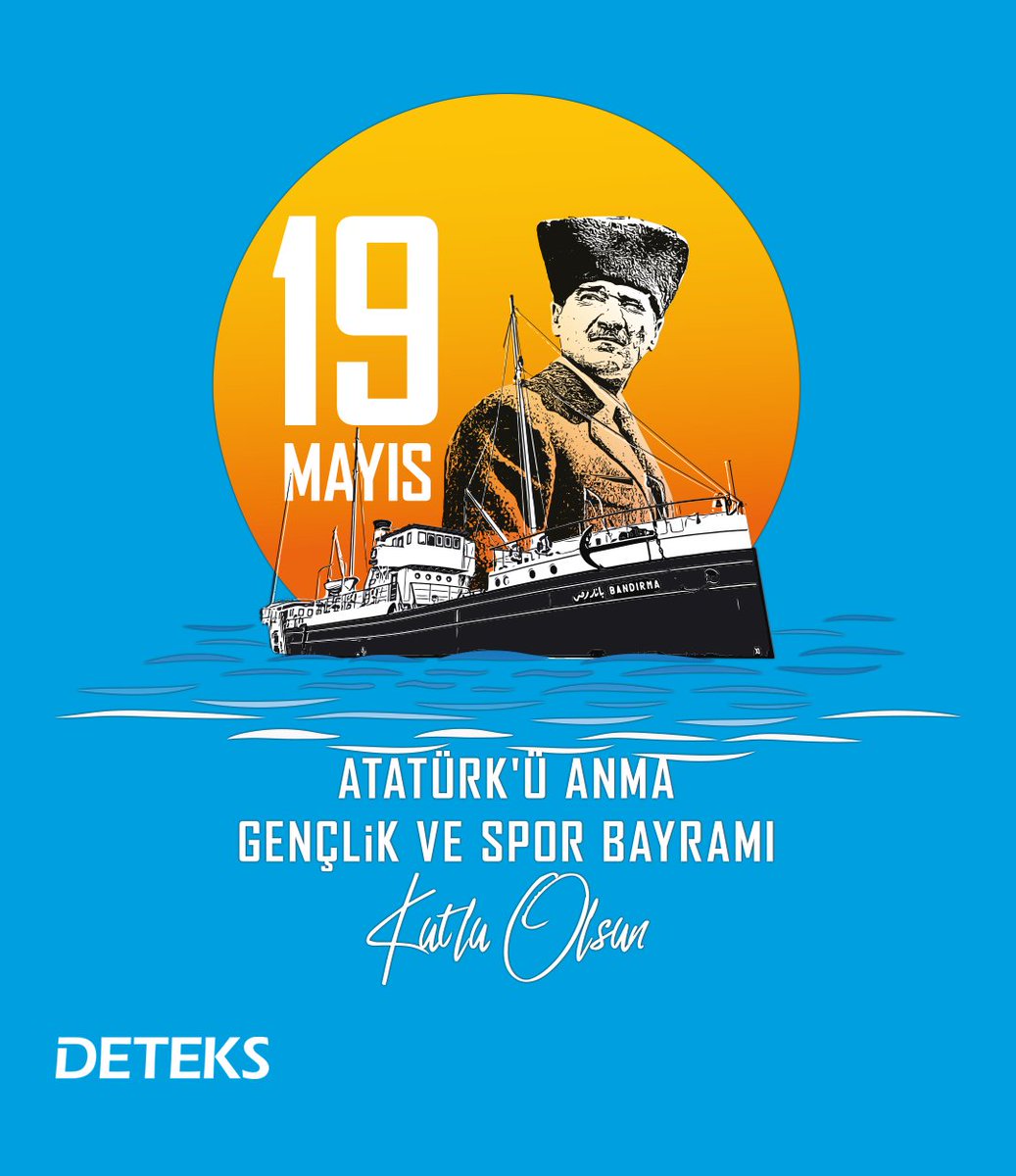 19 Mayıs, sadece bir kurtuluşun değil, aynı zamanda yeniliğin, umudun ve dönüşümün başlangıcıdır.
Bu ruhtan ilham alıyor; ülkemiz ve geleceğimiz için üretmeye devam ediyoruz.
19 Mayıs Atatürk’ü Anma Gençlik ve Spor Bayramı kutlu Olsun!

#19Mayıs #AtatürküAnma #DeteksKimya