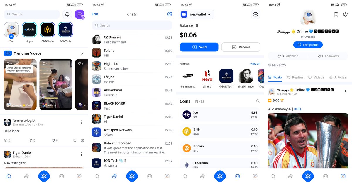 Kent1benny's tweet image. Online+ Application Test Update
❄️ Feed got faster, private messages between people were improved. ION Pay usage 
🌪️ The wallet section has become faster. 
🙋🏻 Profile field control made simple $ easy
#SealSend #EncryptedEmail #Web3Privacy #WalletActivation #Blockchain #IONmainnet