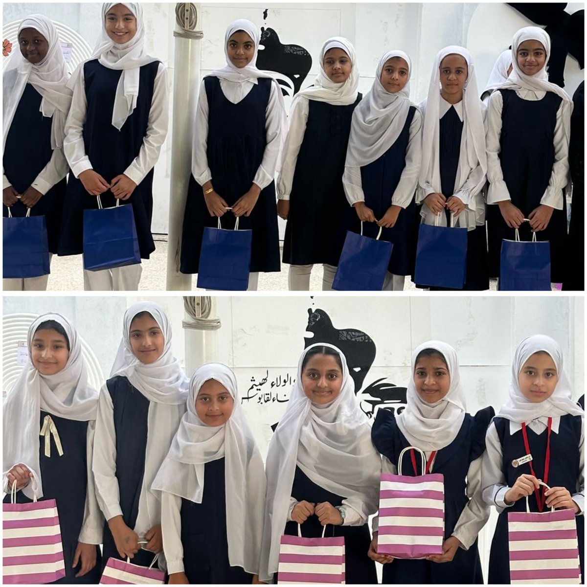 تكريم الطالبات المتميزات في مشروع (القراءة نجاح) والمشاركات  المتميزات في عرض (تجربتي مع القراءة)
#فعاليات_تعليمية_مسقط
