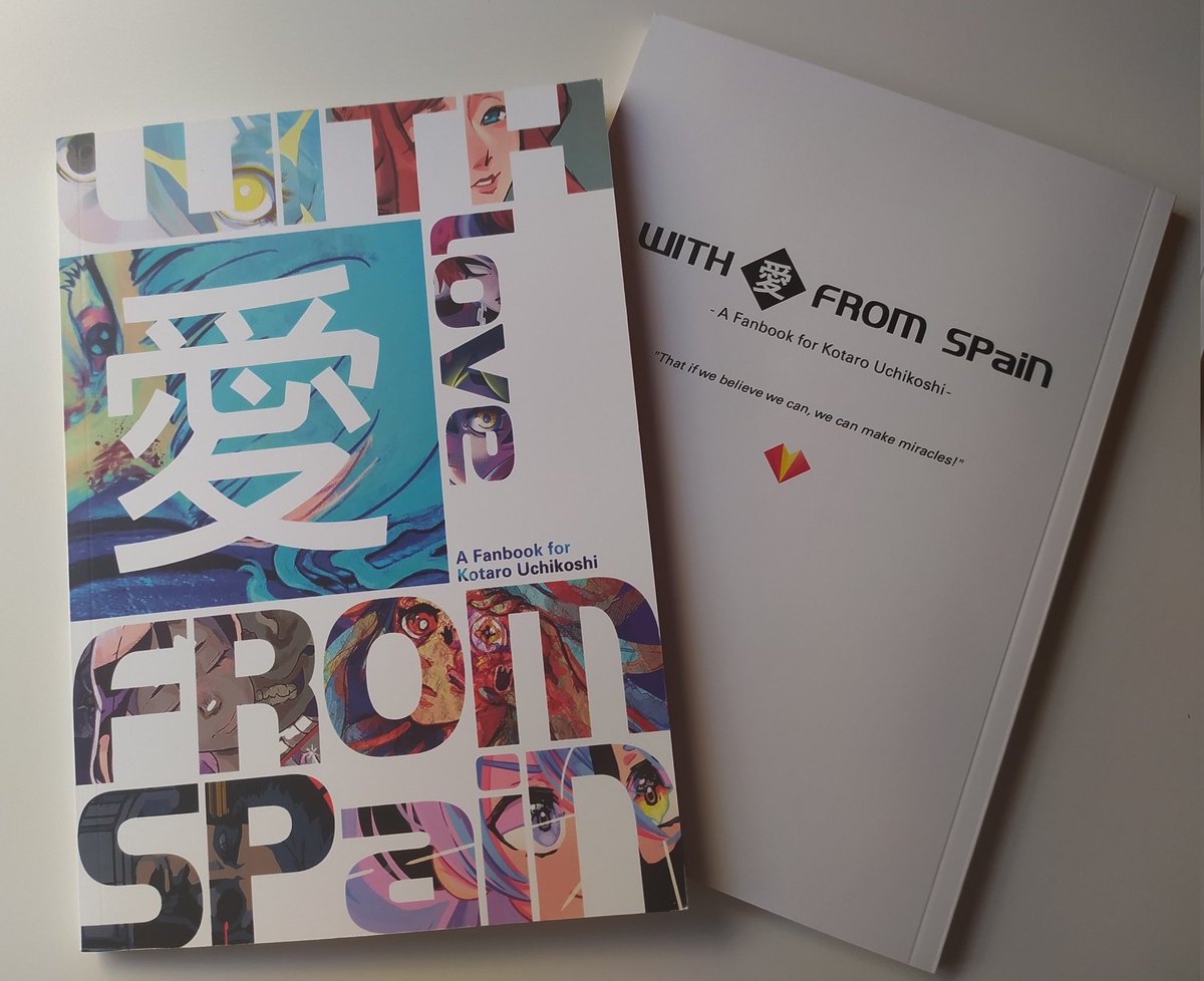 Aqui está el fanzine que organicé para celebrar que <a href="/Uchikoshi_Eng/">Kotaro Uchikoshi Eng</a> venía a <a href="/Japan_Weekend/">Japan Weekend</a> Valencia!

Recopilamos fotos de cosplay, ilustraciones y mensajes de 69 (!) fans españoles! Incluso tiene un puzzle que resolver ... 90 páginas en total!

Muchas gracias por todo, Uchikoshi!
