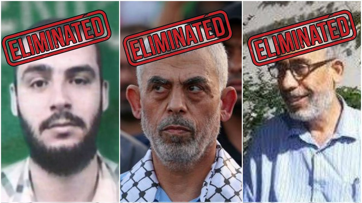 Both Muhammad and Zakaria Sinwar have now joined their brother Yahya Sinwar in a heartwarming Jahannam family reunion 💥