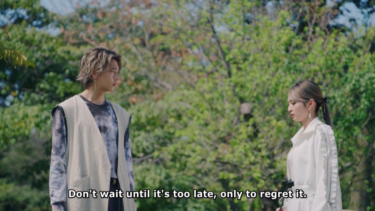 I’m so sure this line gonna make a comeback later …
Maybe in a tragic way idk