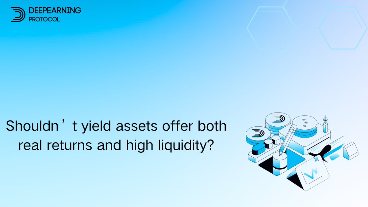 Shouldn’t yield assets offer both real returns and high liquidity?

That’s exactly what DeepEarning’s LYD achieves.

Through a dual-channel incentive mechanism, LYD balances flexible capital flow (T+0 liquidity) with sustainable, AI-driven yields backed by real-world asset